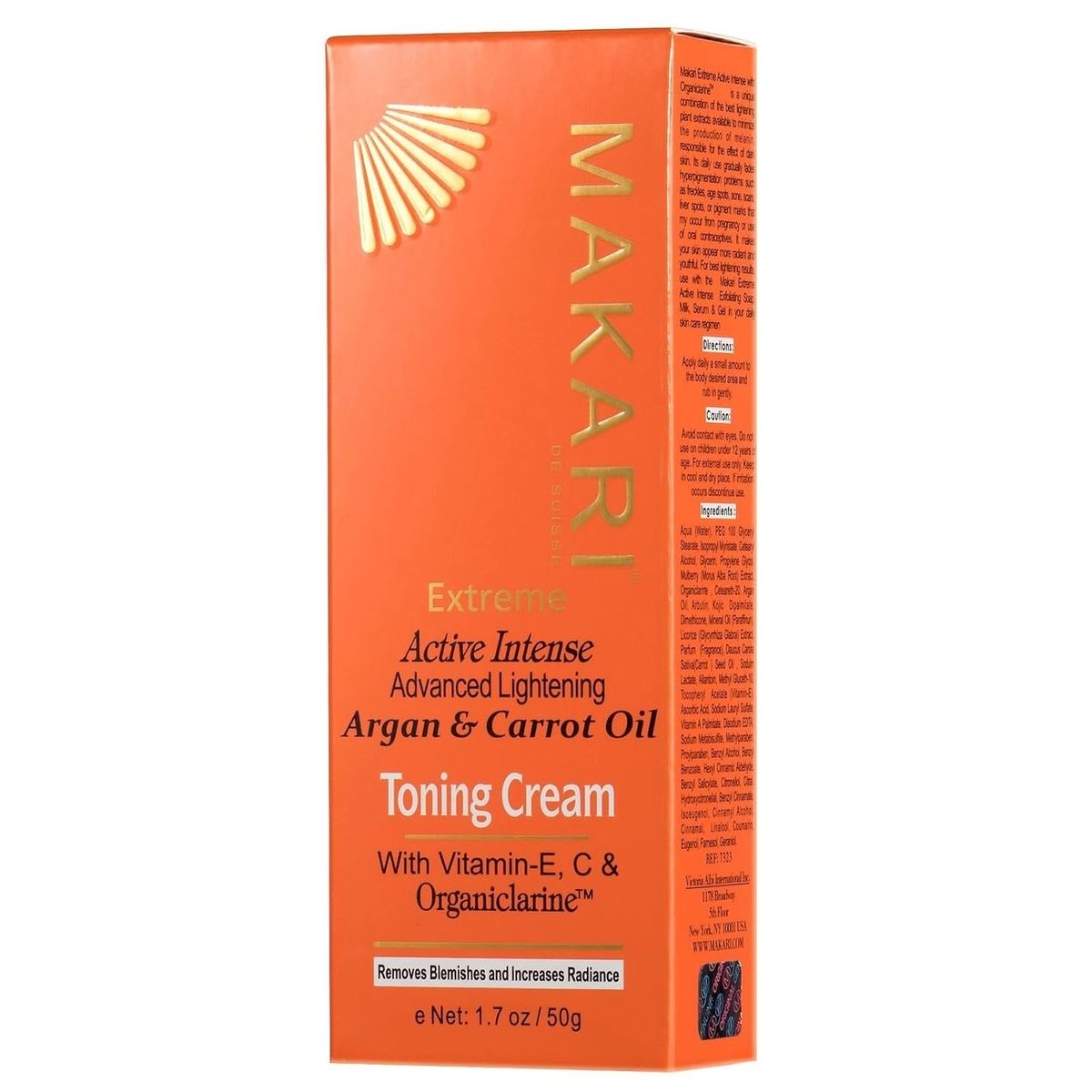 MAKARI EXTREME ARGAN AND CARROT OIL TONE BOOSTING CREAM