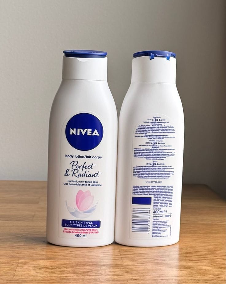 NIIVEA PERFECT AND RADIANT LOTION