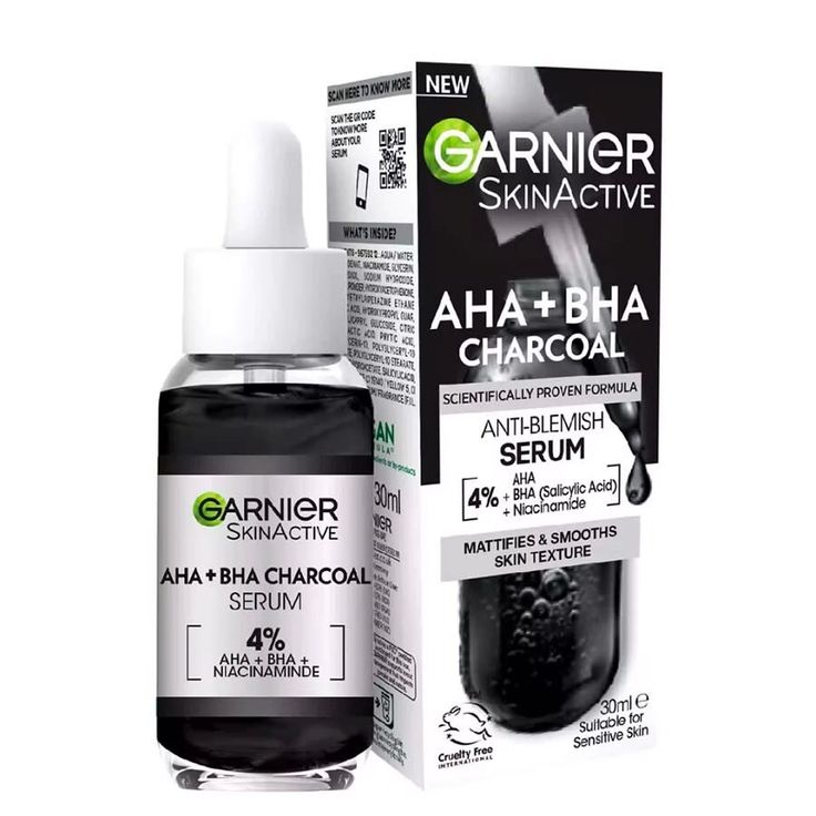GARNIAR AHA BHA CHARCOAL ANTI BLEMISH SERUM